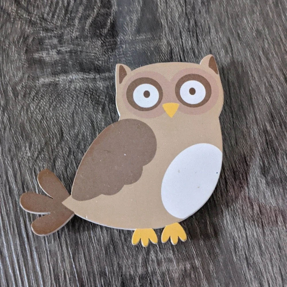 Little Wooden Set Of 10 Forest Animals Fox Turtle Bear Raccoons Squirrel Owls